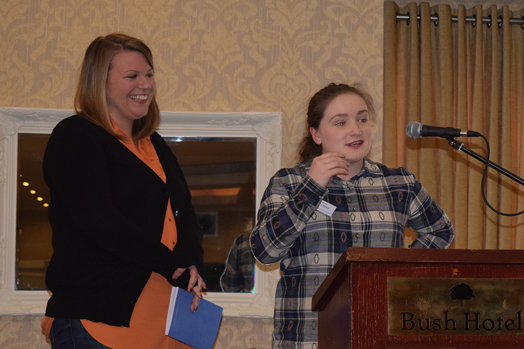 Olwen Heaslip and Cathy Clarke