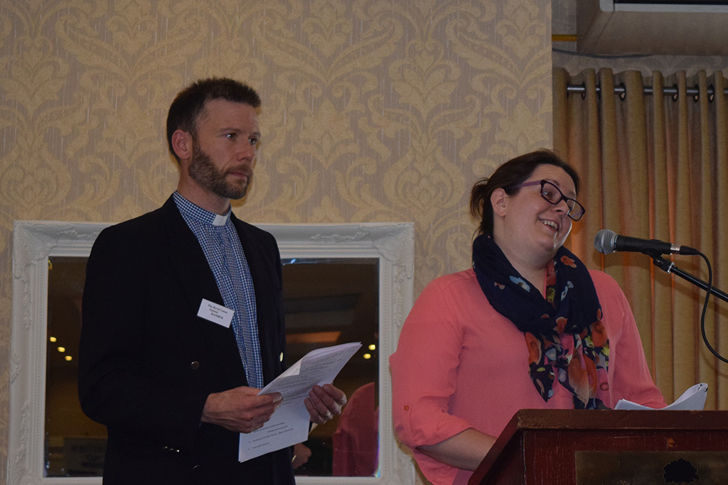 Revd Canon Patrick Bamber and Deborah Davitt